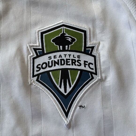 CLASSIC SEATTLE SOUNDERS MLS 2014-2015 MENS SMALL S ADIDAS AWAY FOOTBALL SHIRT - Picture 5 of 11